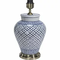 PRHome Fang Hong Lampfot Blå 38cm