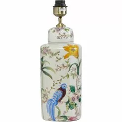 PRHome Li Na Lampfot Vit/mönstrad 46cm