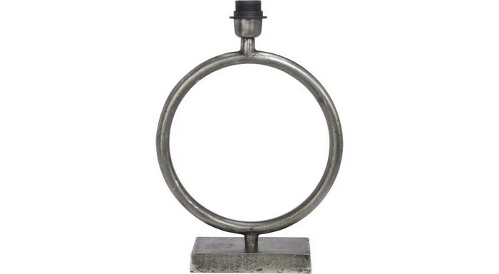 PRHome Circle Lampfot Råsilver 43cm