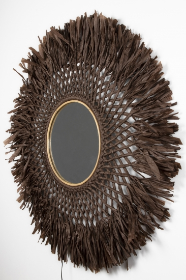 Globen Lighting Vägg Boho Spegel Brun - Bild 4