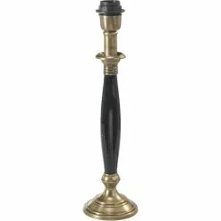 PRHome Madison Lampfot Svart/Antikmäss 43cm