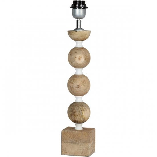 PRHome Derby Lampfot Vit 38cm