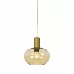 Aneta Lighting BELL Fönsterlampa, Matt Mässing/amber