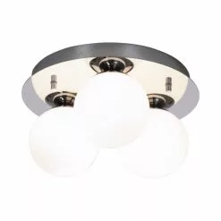 Aneta Lighting NICOSIA Plafond 3:a Bad, Krom