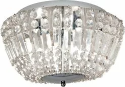 Aneta Lighting GIOVANNA Plafond Bad, Krom/klar