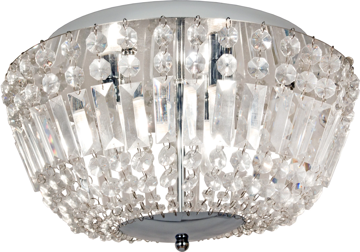 Aneta Lighting GIOVANNA Plafond Bad, Krom/klar