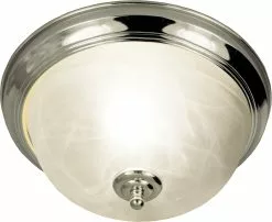 Aneta Lighting NAPOLI Plafond Bad, Krom/vit