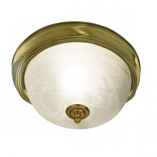 Aneta Lighting NAPOLI Plafond Bad, Antik/vit