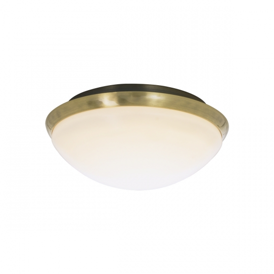 Aneta Lighting SIRACUSA Plafond Bad, Matt Mässing