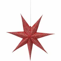 PRHome Celeste Star Red Silver 60cm
