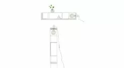 Globen Lighting Vägg/Golv Shelfie Long Vit