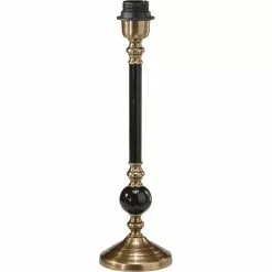 PRHome Abbey Lampfot Svart/Antikmäss 40cm