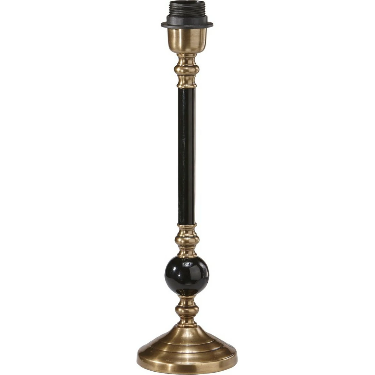 PRHome Abbey Lampfot Svart/Antikmäss 40cm