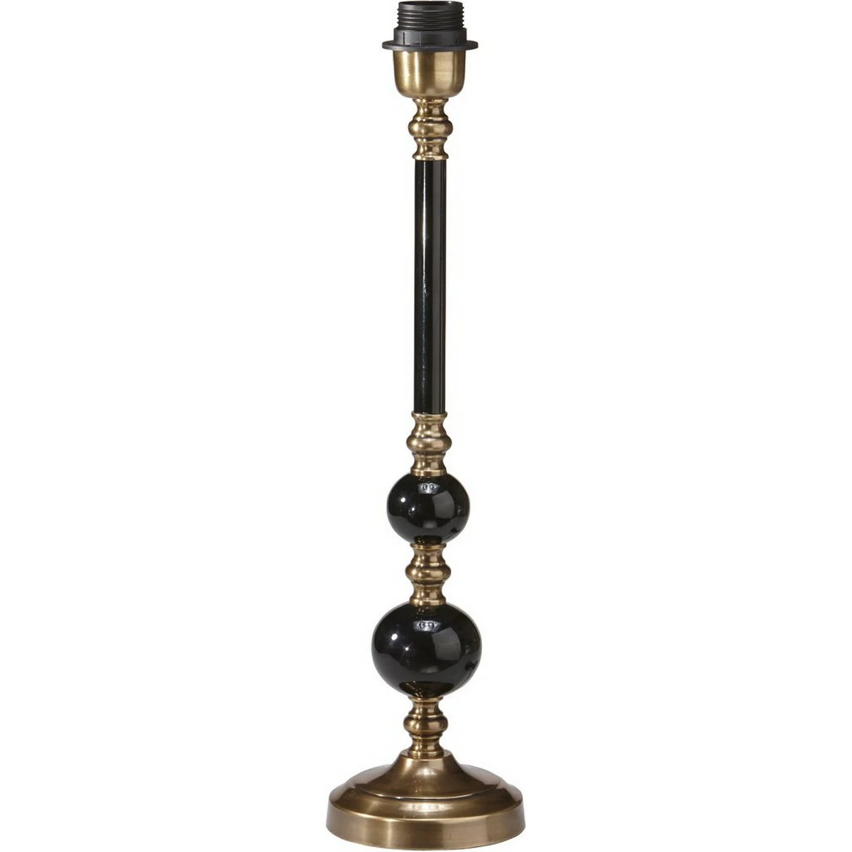 PRHome Abbey Lampfot Svart/Antikmäss 50cm