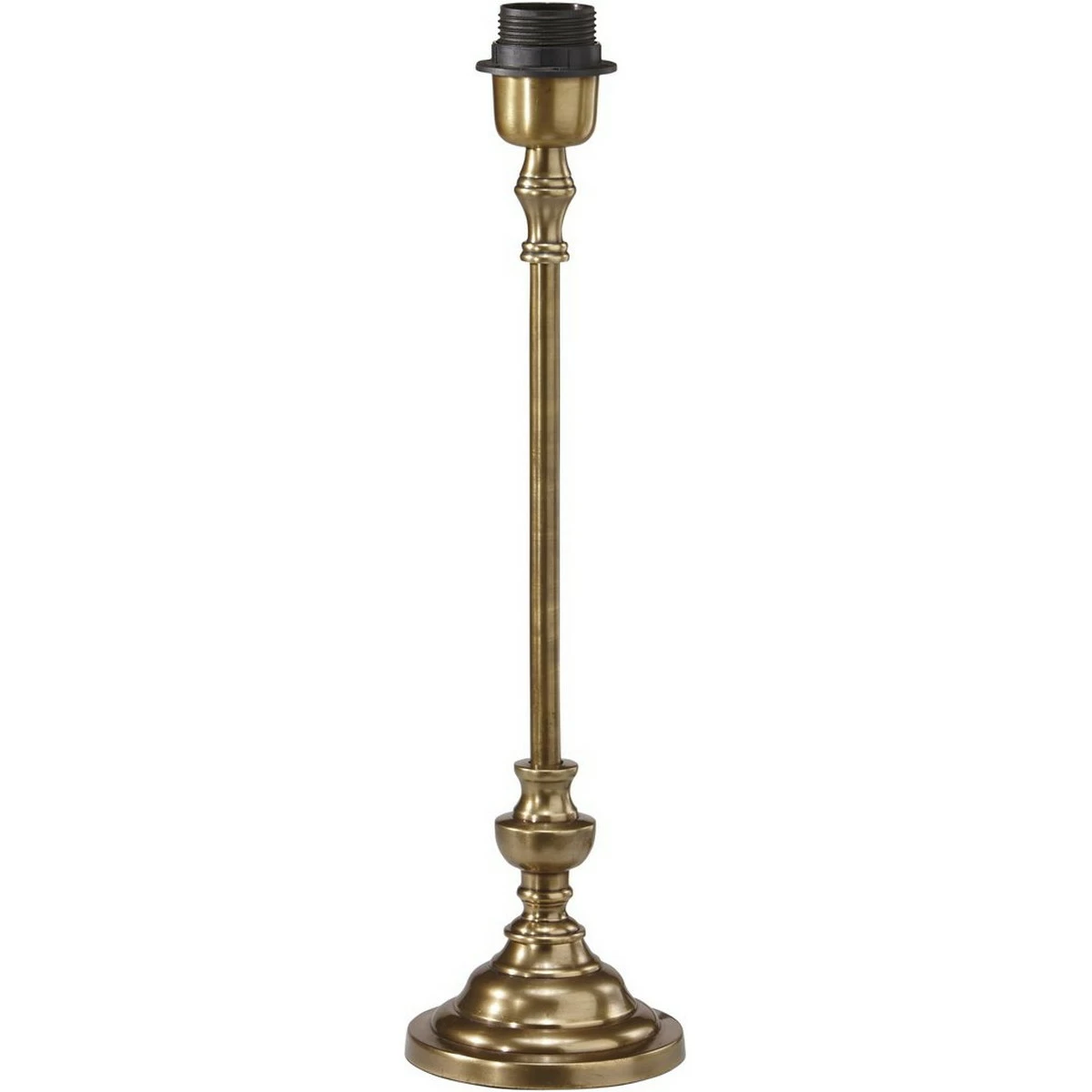 PRHome Andrea Lampfot Antikmässing 43cm