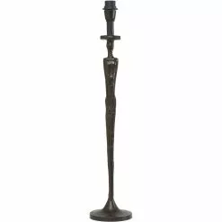 PRHome Mrs Tall Lampfot Matt Svart/Brun 78cm