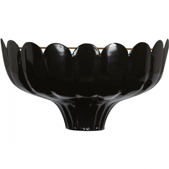 PRHome Wells Vägglampa Up Svart/guld 20cm