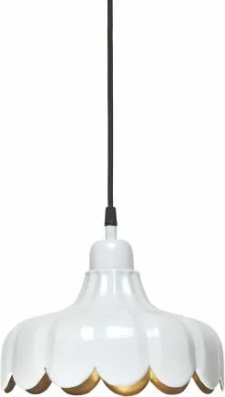 PRHome Wells Tak/fönsterlam Vit/guld 24cm