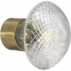 PRHome Juliette Vägglampa Klar/mässing Diam 16