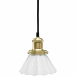 PRHome August Fönsterlampa Opal Veckad 15cm