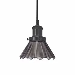 PRHome August Fönsterlampa Svart Veckad 15cm