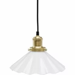 PRHome August Fönsterlampa Opal Veckad 25cm