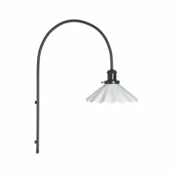 PRHome August Vägglampa Opal Veckad 25cm