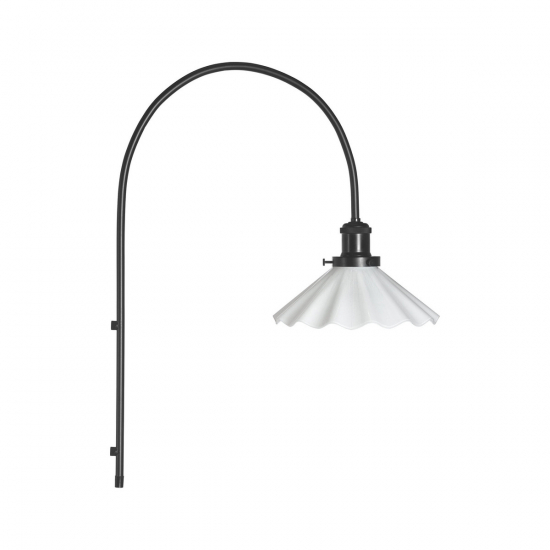 PRHome August Vägglampa Opal Veckad 25cm