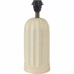 PRHome Haley Lampfot Beige 34cm