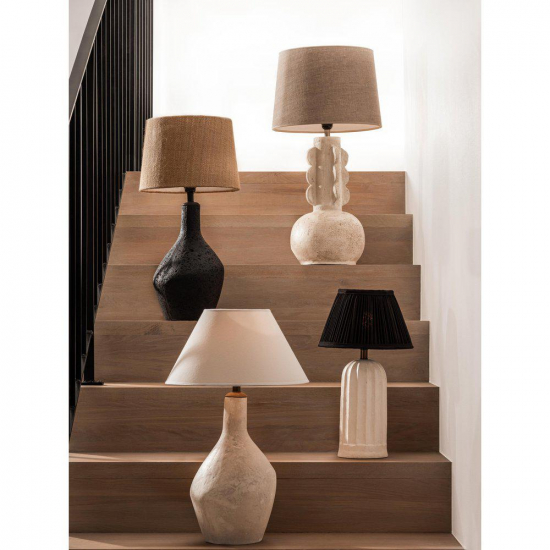 PRHome Hilda Lampfot Beige 44cm - Bild 2