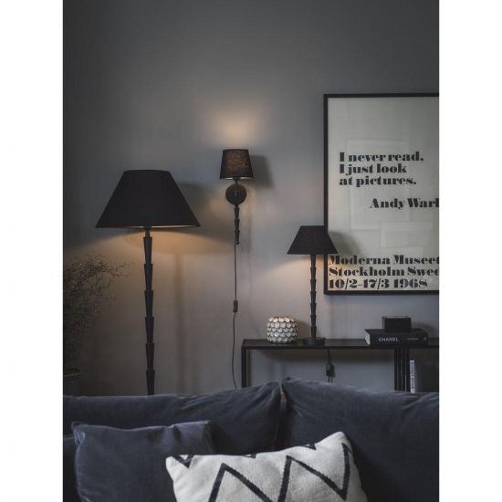 PRHome Chloe Lampfot Matt Svart 48cm - Bild 3