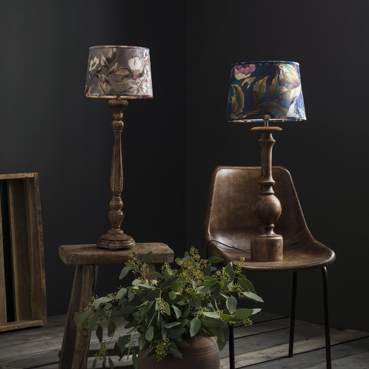 PRHome Molly Lampfot BurnedBrown 61cm - Bild 2