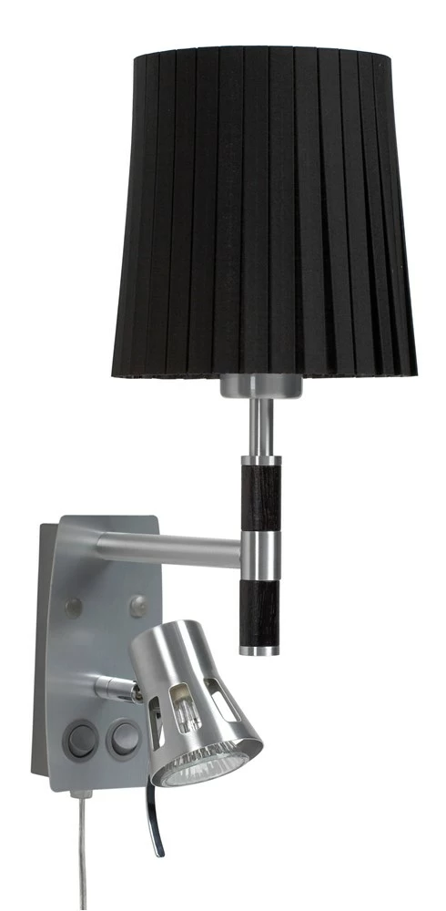 Belid Park Vägglampa Svart/aluminium E27+GU10