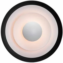 Belid Diablo Vägglampa D300 Mattsvart/blankröd G9