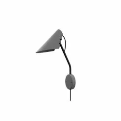 Belid Vincent Vägglampa Svartstruktur/betongstruktur E27