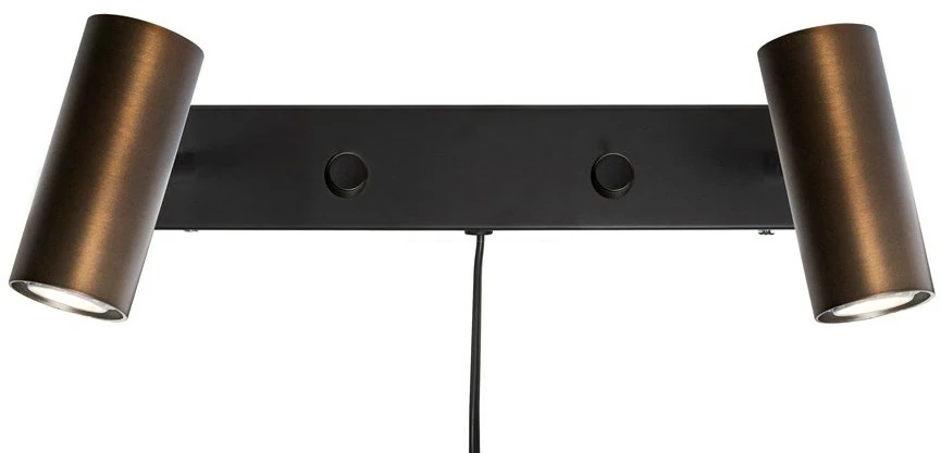 Belid Cato Vägglampa Oxidgrå/svart Dubbel GU4/MR11 - Bild 2