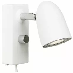 Belid Radiell Vägglampa Vitstruktur MR16