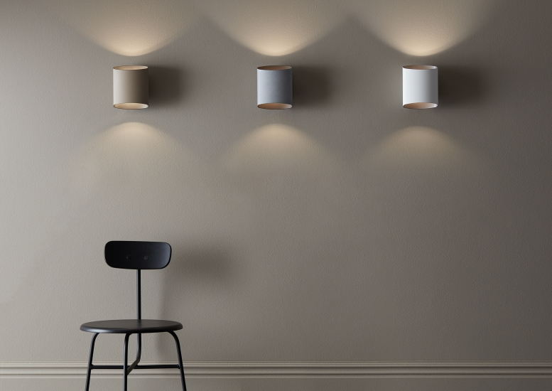 Belid Sinne Vägglampa Fast Inst Vitstruktur/mässing LED - Bild 2