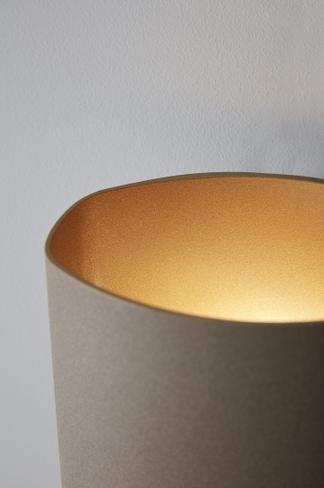 Belid Sinne Vägglampa Fast Inst Vitstruktur/mässing LED - Bild 3