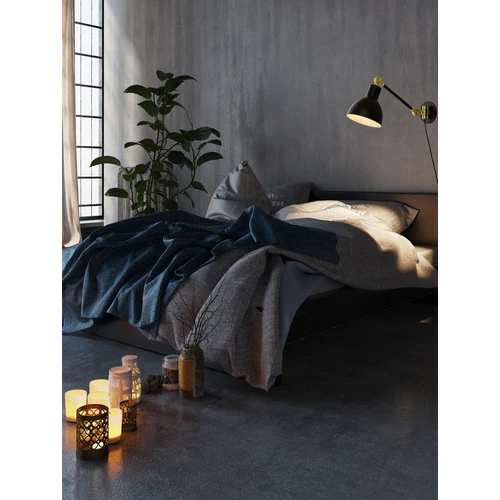 Aneta Lighting DUBLIN Vägglampa, Svart/matt Mässing - Bild 3