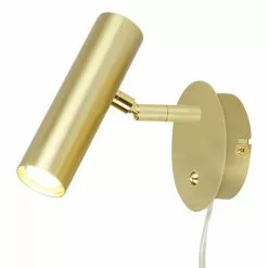 Aneta Lighting ARTIC Vägglampa, Matt Mässing