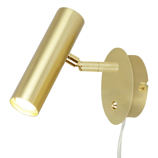 Aneta Lighting ARTIC Vägglampa, Matt Mässing