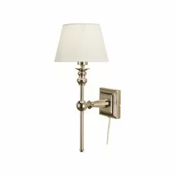 Aneta Lighting NORA Vägglampa, Silver/vit