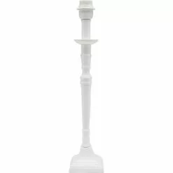 PRHome Salong Lampfot Vit 42cm