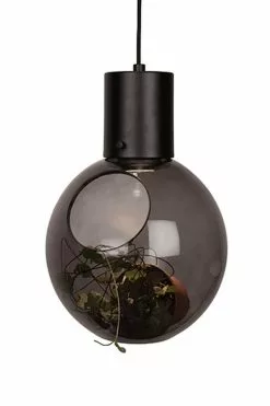 Globen Lighting Pendel/Bord Mini Hole Rök/Mattsvart