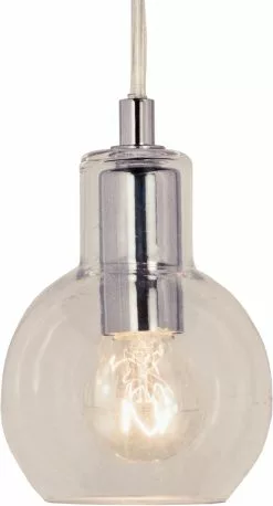 Aneta Lighting LEAH Fönsterlampa, Klar/krom