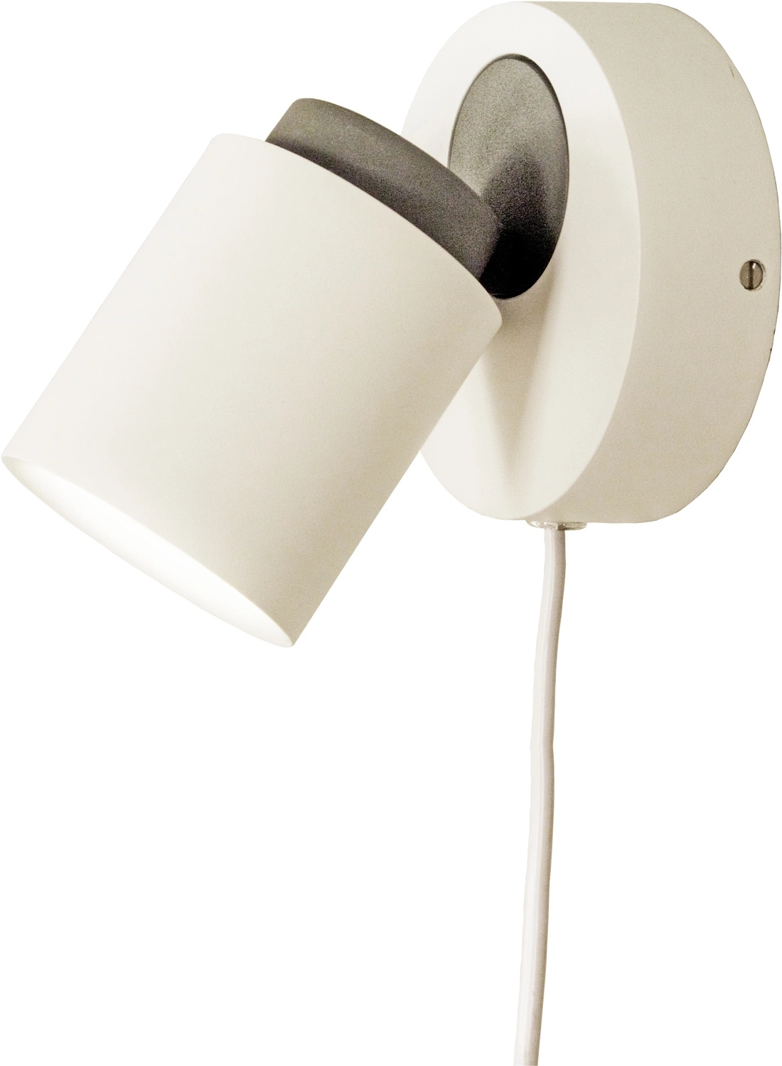 Aneta Lighting ROLLO Väggspot, Vit/grå