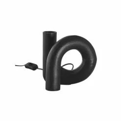 PRHome Notice Swirl Lampfot Råsvart 18cm