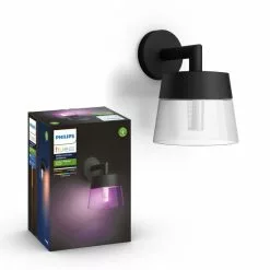 Philips Hue Attract Hue WACA EU Wall Lantern Black 1