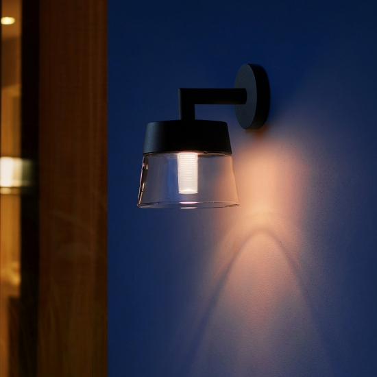Philips Hue Attract Hue WACA EU Wall Lantern Black 1 - Bild 2